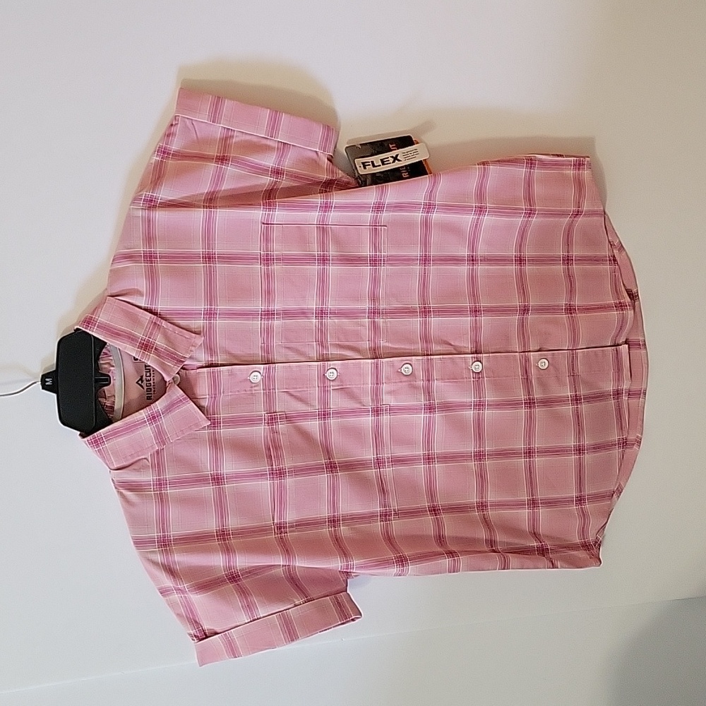 NWT RIDGECUT Pink Plaid Women's Shirt, Size S